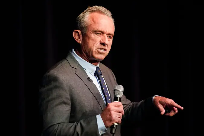 Mandatory Credit: Photo by CAROLINE BREHMAN/EPA-EFE/Shutterstock (14040053j)Democratic presidential candidate Robert F.