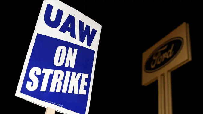 United Auto Workers Union goes on strike, Detroit, USA - 15 Sep 2023