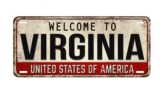 Virginia plate