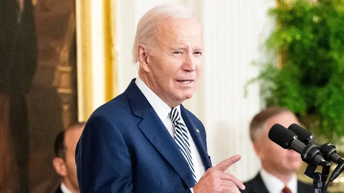 President Biden Signs Artificial Intelligence (AI) Executive Order in Washington - 30 Oct 2023