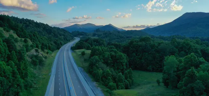 Sams Gap, Tennessee, USA
