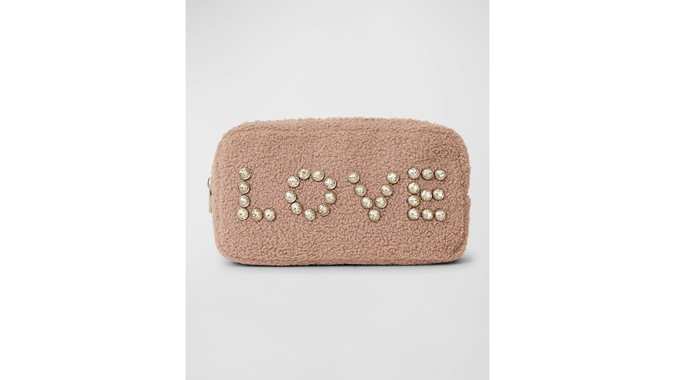 Love Crystal Small Cosmetic Bag