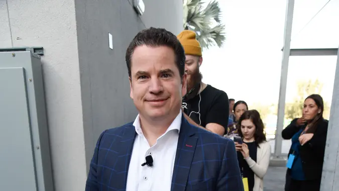 Mandatory Credit: Photo by Michele Eve Sandberg/Shutterstock (10067336f)Matt Higgins guest speaksAgent2021 Conference, Miami Gardens, USA - 17 Jan 2019The second annual Agent2021 conference at Hard Rock Stadium with keynote speakers Matt Higgins and John W.