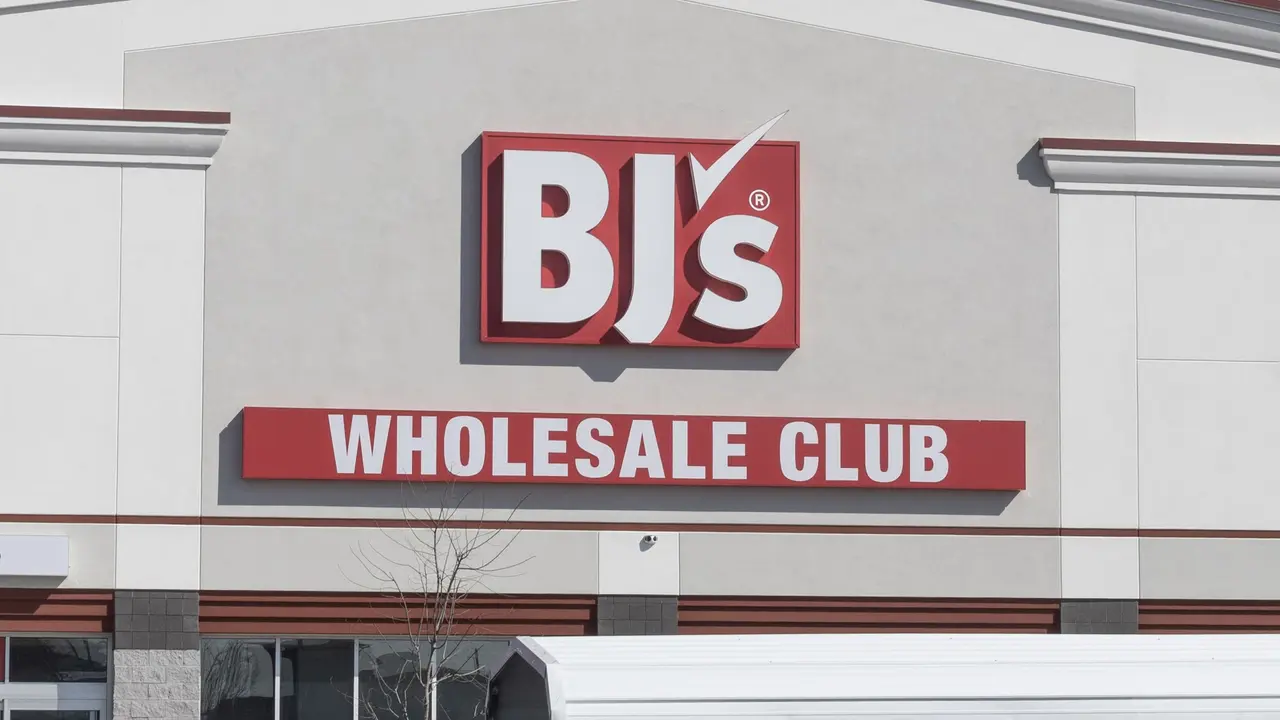 BJ's Wholesale Club store. BJ's Wholesale Club offers reduced prices to its members. stock photo