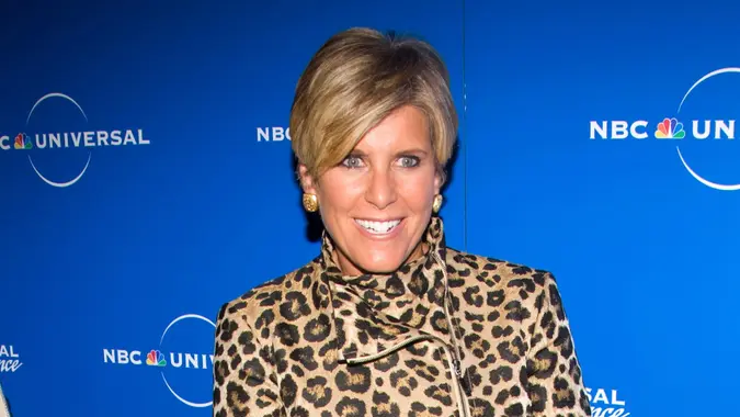 Mandatory Credit: Photo by Charles Sykes/Shutterstock (764251ct)Suze OrmanNBC Universal Experience Upfront, Rockefeller Center, New York, America - 12 May 2008.