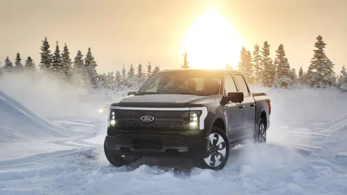 Preproduction model with optional equipment driven under test conditions.