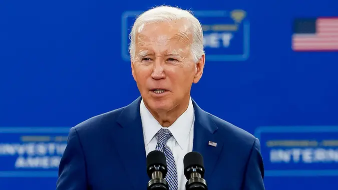 US President Joe Biden speaks on his economic programs in Raleigh, North Carolina, USA - 18 Jan 2024
