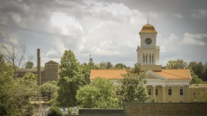 The townscape of Maryville, Tennessee.