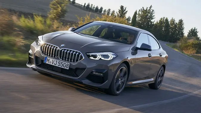 The new BMW 2 Series Gran Coupé, BMW 220d, model M Sport, Storm Bay Metallic, 18” rim Styling 819 M (10/2019).