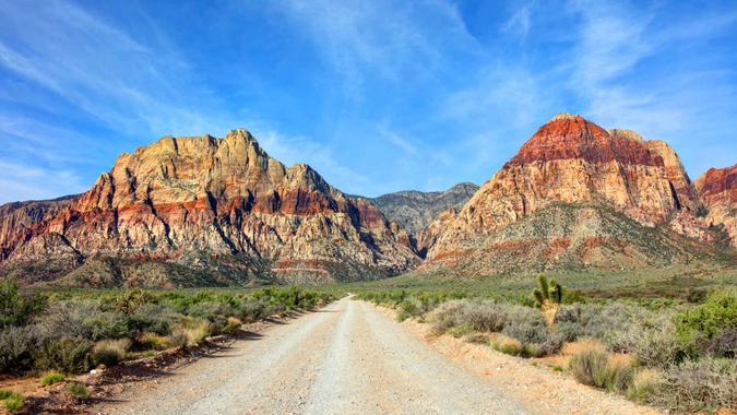 The Red Rock Canyon National Conservation Area in Clark County, Nevada, is an area managed by the Bureau of Land Management as part of its National Landscape Conservation System.