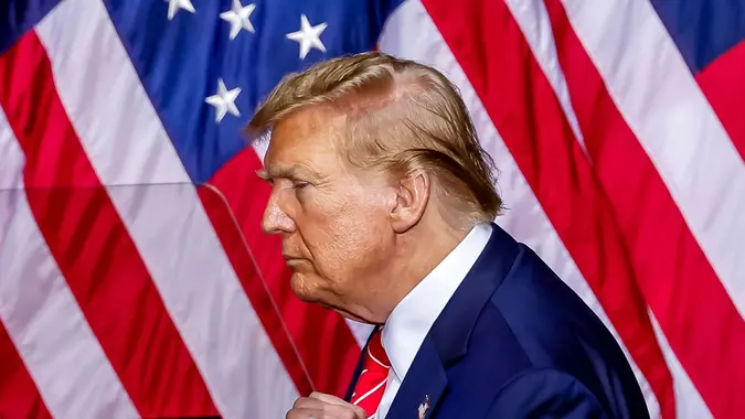 Former US President Donald Trump campaigns in Rome, Georgia, USA - 09 Mar 2024