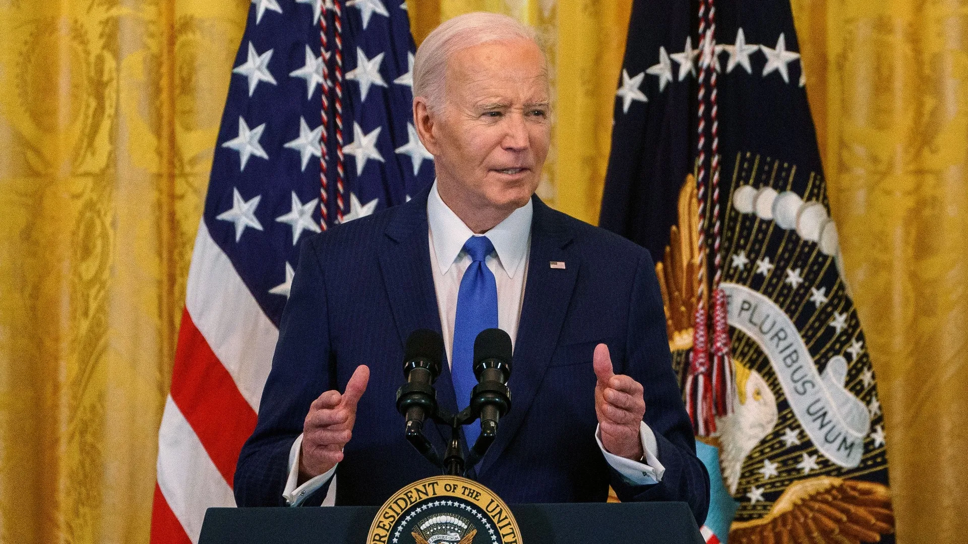 US President Joe Biden hosts Women's History Month reception in White House, Washington, Usa - 18 Mar 2024