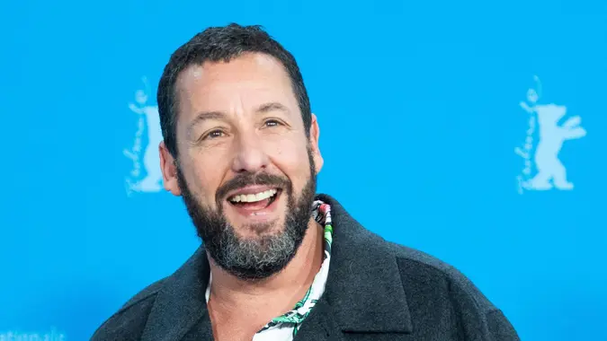 Adam Sandler attending the Spaceman Photocall during the 74th Berlinale International Film Festival Berlin at Grand Hyatt Hotel in Berlin, Germany, on February 21, 2024.