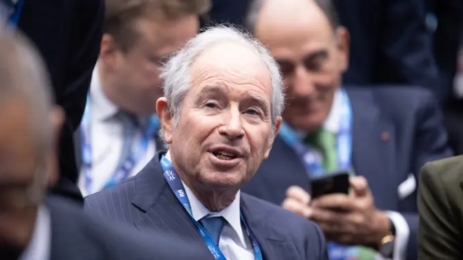 Steve Schwarzman, co-founder and CEO of Blackstone Group Inc.