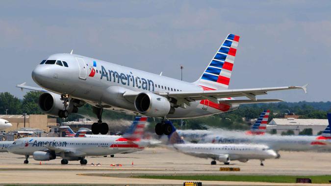 Charlotte, NC, USA - May 28, 2016: American Airlines Airbus A319 (Registration No.
