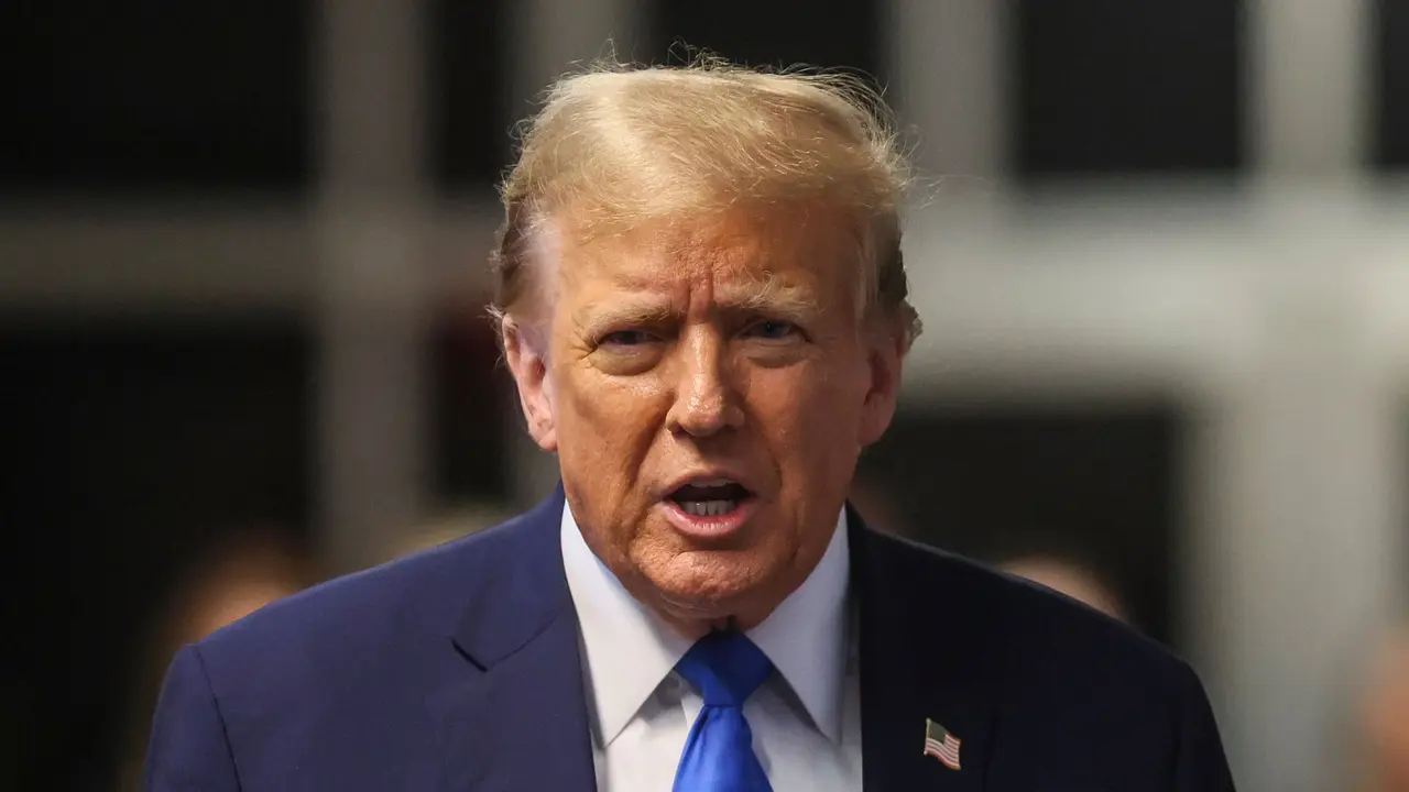 Former US President Trump's hush money criminal trial continues in New York City, USA - 22 Apr 2024