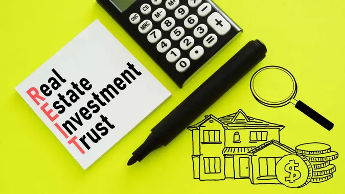 Real Estate Investment Trust REIT is shown using a text.