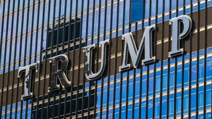 Trump International Hotel and Tower building in Downtown Chicago, Illinois, United States, on October 14, 2022.
