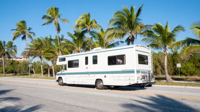 RV in Key West, Florida, USA.