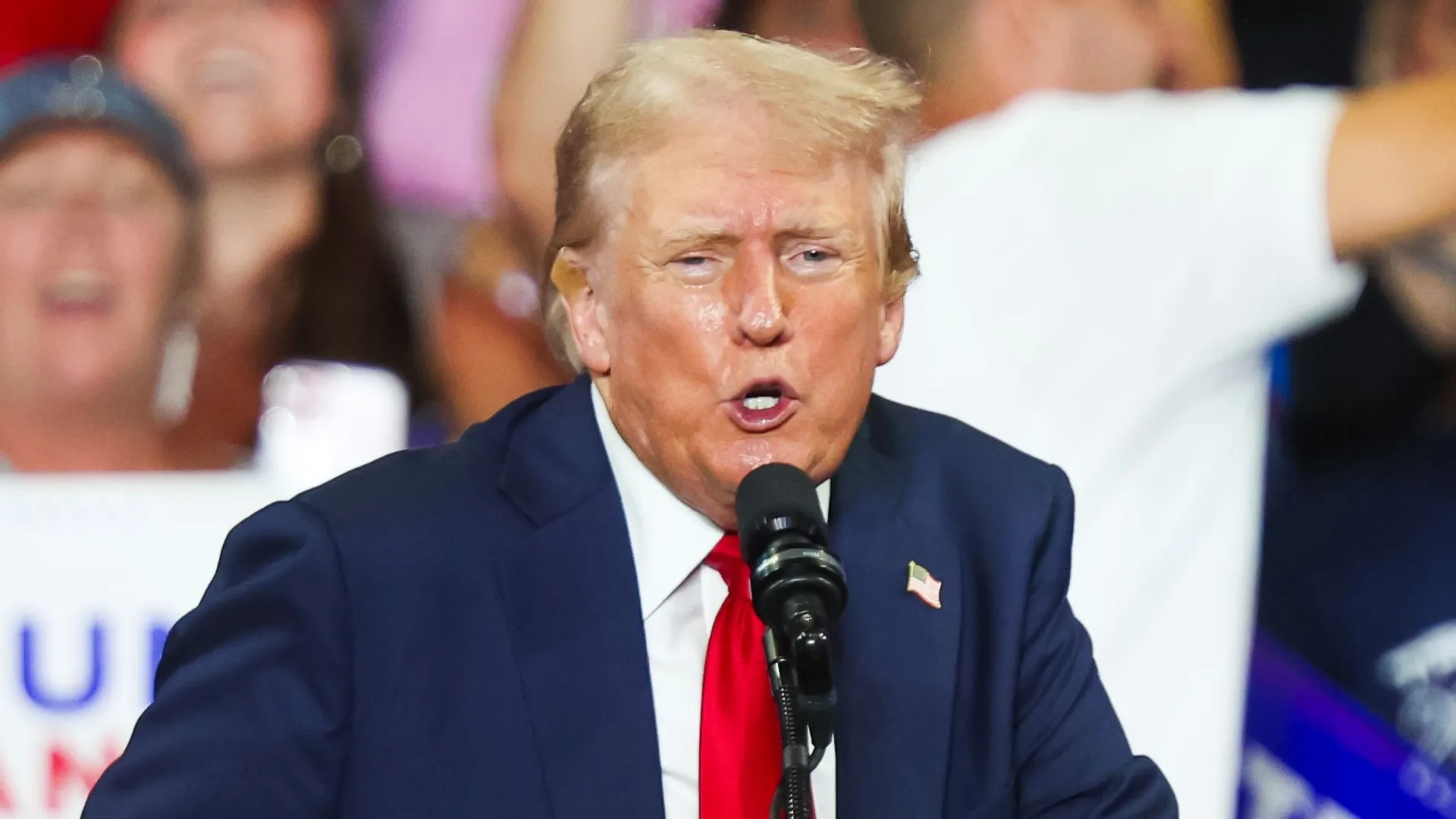 Donald Trump Campaign Rally in Charlotte, North Carolina, USA - 24 Jul 2024