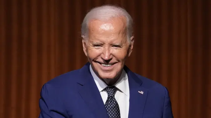 President Joe Biden at LBJ Library in Texas