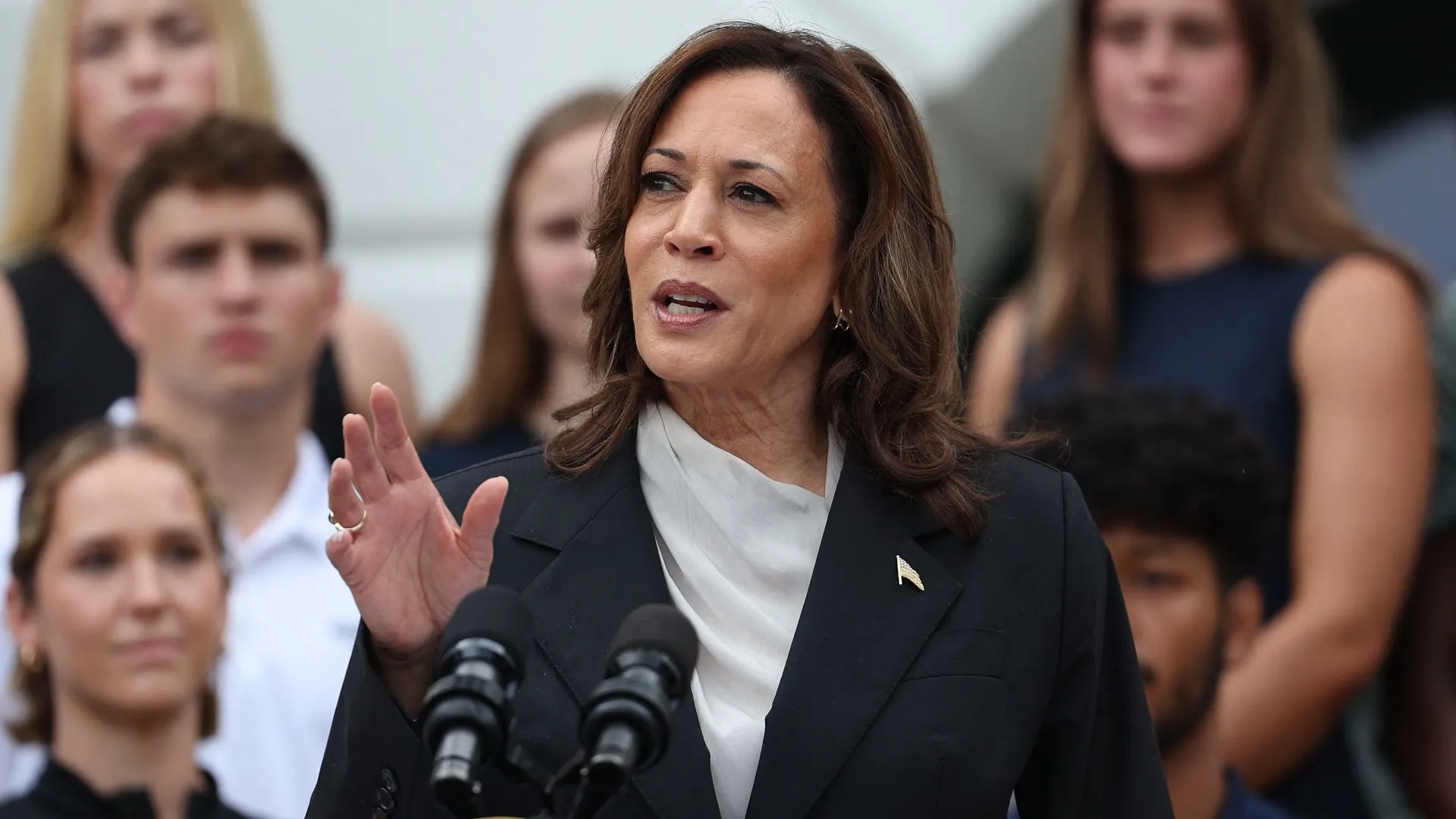 Vice President Harris Hosts NCAA Champion Teams At White House, Washington, United States - 22 Jul 2024