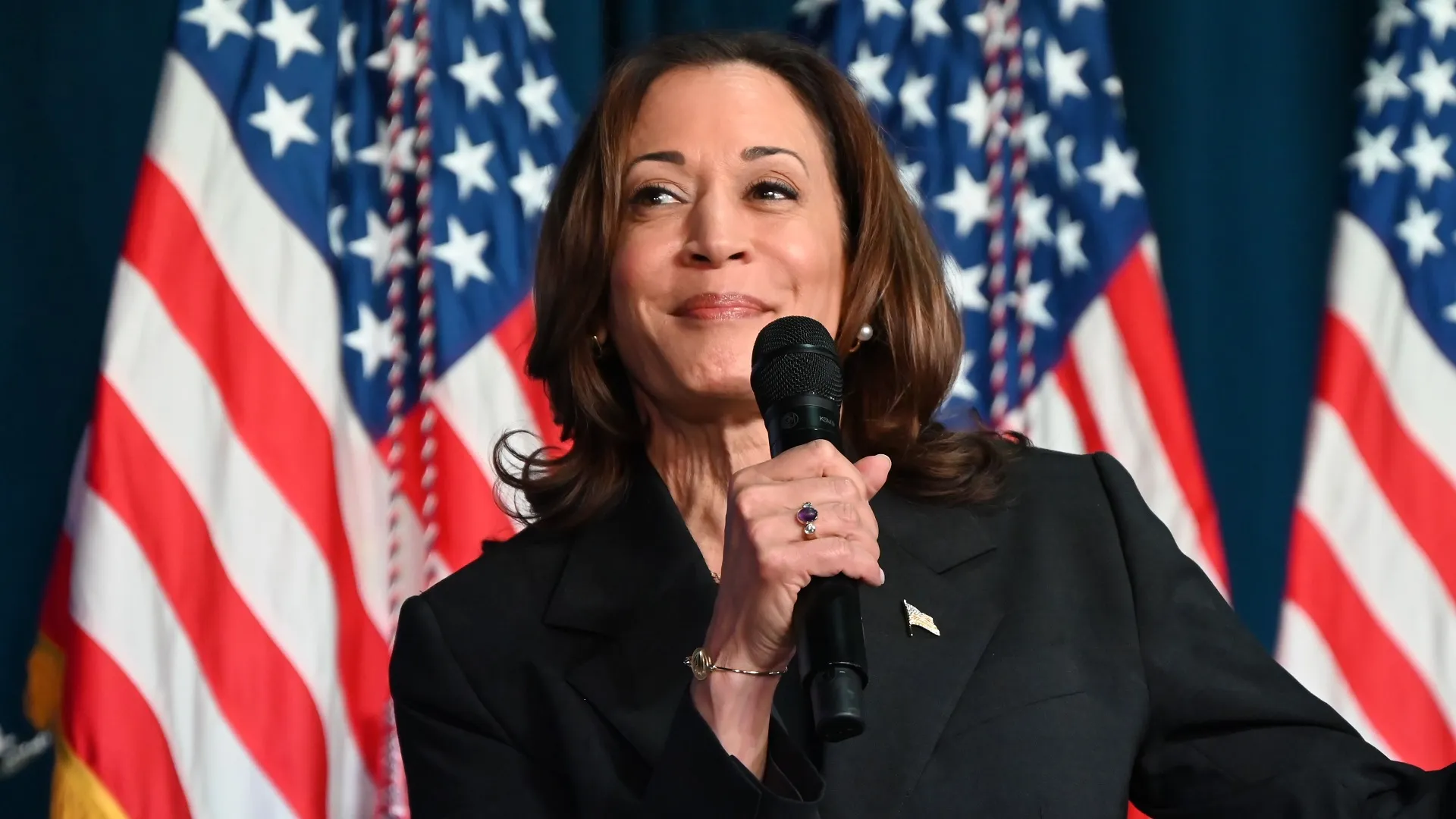 Vice President Of The United States Kamala Harris Delivers Remarks At Michigan Campaign Event On Donald J. Trump Assassination Attempt, Portage - 17 Jul 2024