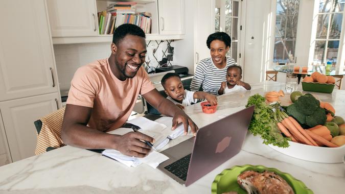 Financial management stock photo