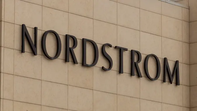 Nordstrom shopping mall stock photo