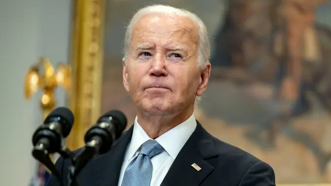 US President Biden delivers remarks following assassination attempt on Donald Trump, Washington, USA - 14 Jul 2024