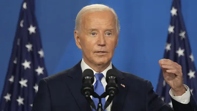 Biden Press Conference, Washington, United States - 11 Jul 2024