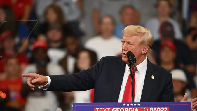 Republican presidential candidate Donald J.