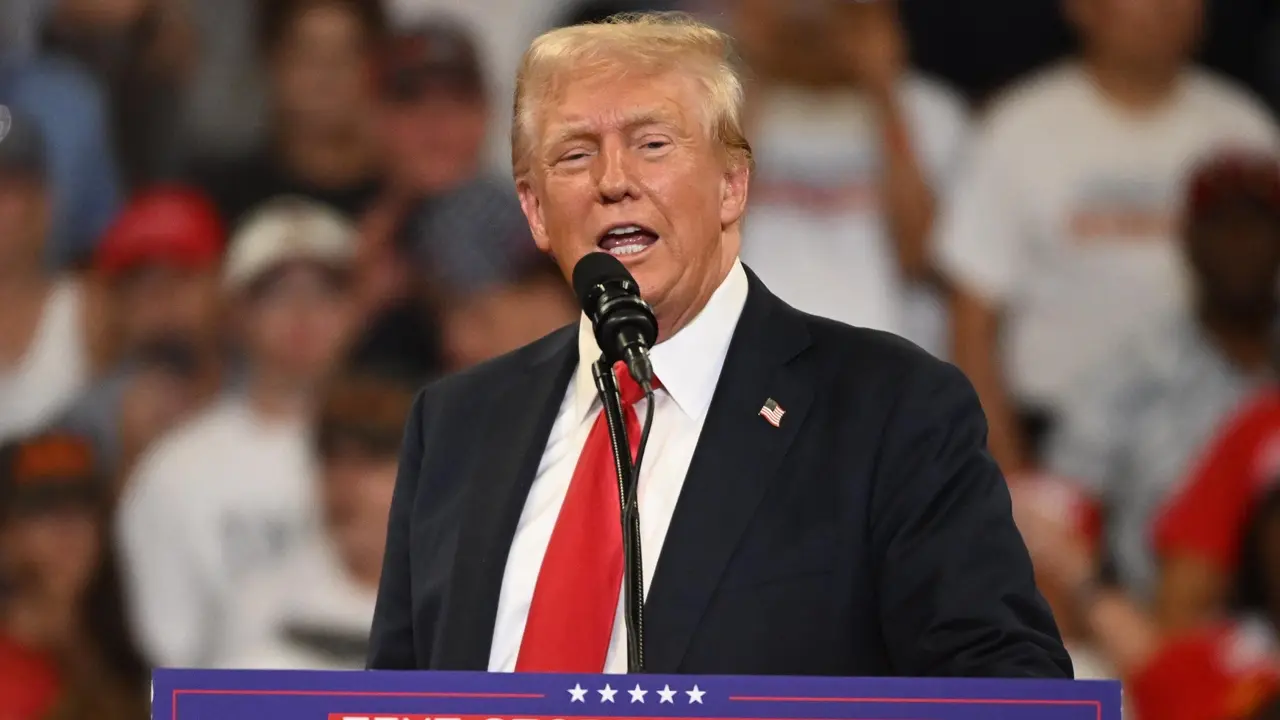 Donald J. Trump and JD Vance hold campaign rally in Georgia, Atlanta, USA - 03 Aug 2024