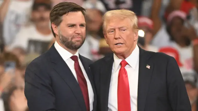 Donald J. Trump and JD Vance hold campaign rally in Georgia, Atlanta, USA - 03 Aug 2024