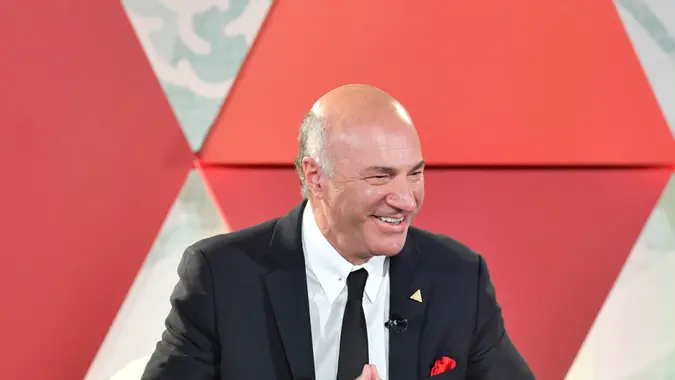 Kevin O'Leary, Investor, Venture Capitalist speaks onstage duringPictured: kevin o'learyRef: BLU_S4126772 191022 NON-EXCLUSIVEPicture by: AWNewYork / ShutterstockShutterstockUSA: 1 646 419 4452UK: 020 8068 3593eamteam@shutterstock.
