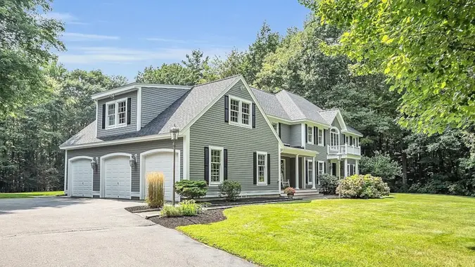 A house listed for sale in Leominster, Massachusetts via a Zillow listing to showcase the area's real estate market.