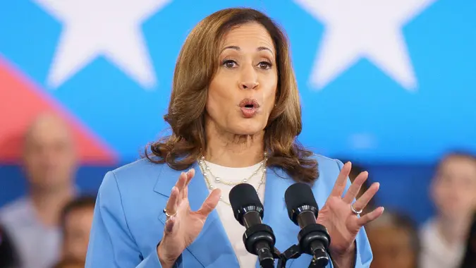 VP Kamala Harris Discusses Economic Plan In Raleigh, NC