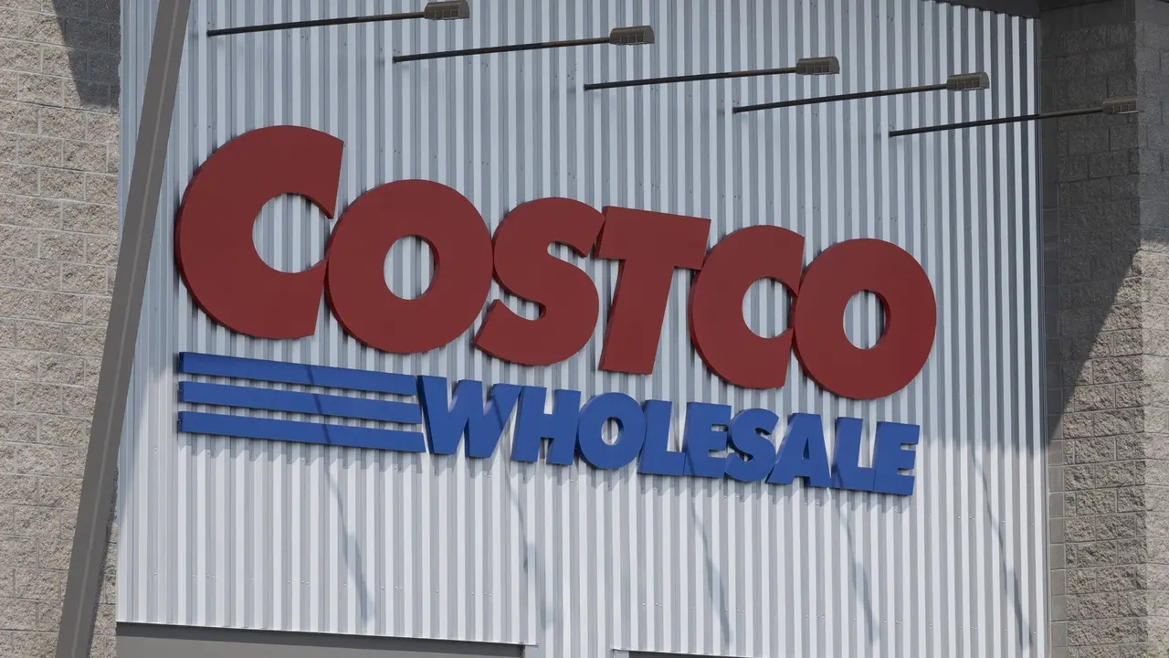 Costco Wholesale Location. Costco Wholesale is a multi-billion dollar membership retailer. stock photo