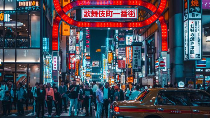 Kabukicho, Shinjuku at night.