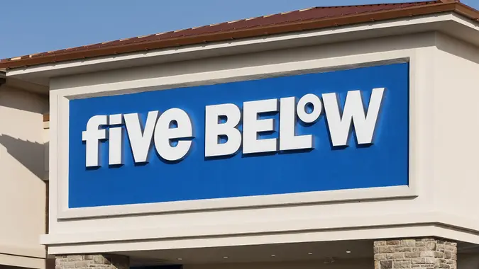 A Five Below store in Mount Laurel, New Jersey.