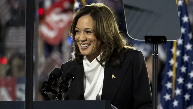 Vice President Kamala Harris Makes Closing Argument To Voters From The Ellipse In Washington, DC - 29 Oct 2024