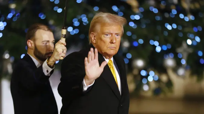 Donald Trump, new president elected of United StatesPictured: donald trump,emmanuel macronRef: BLU_S8072254 081224 NON-EXCLUSIVEPicture by: Alfonso Jimenez / ShutterstockShutterstockUSA: 1 646 419 4452UK: 020 8068 3593eamteam@shutterstock.