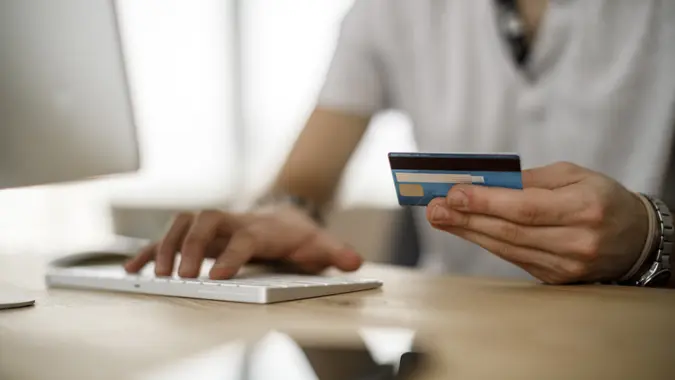 Online payment stock photo