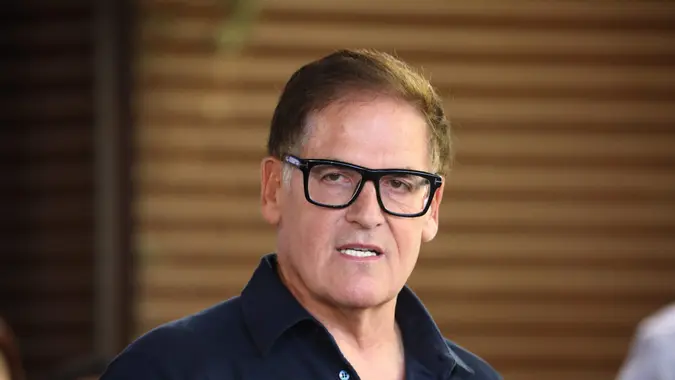 October 19, 2024, Phoenix, Arizona, USA: Businessman MARK CUBAN speaks at a small business roundtable for the Kamala Harris for President campaign in Phoenix, Arizona.