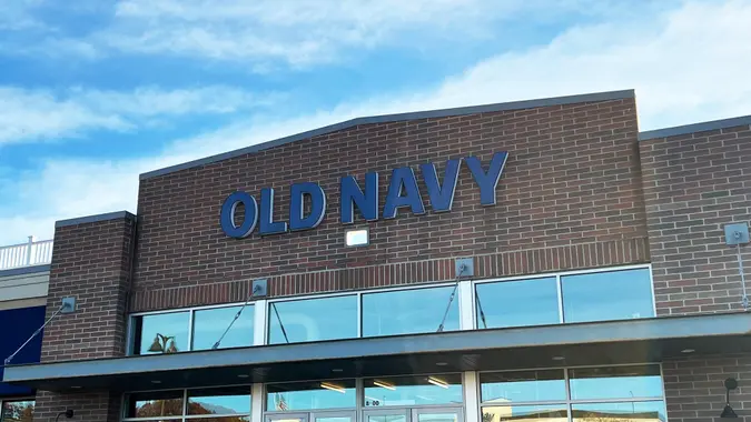 Old Navy Clothing Store stock photo