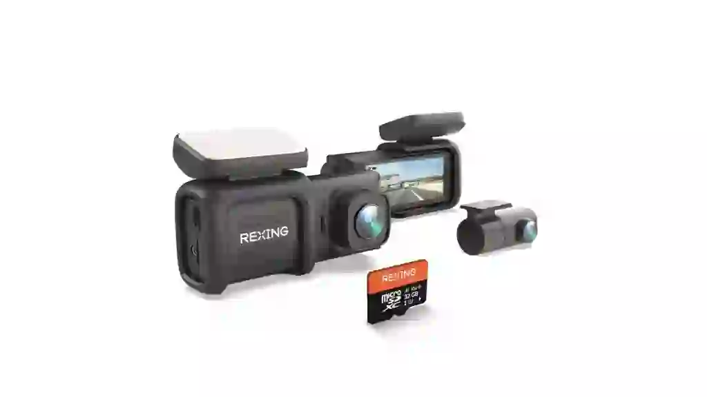Rexing DT2 Dual Channel 1080p Front and Rear Dash Cam