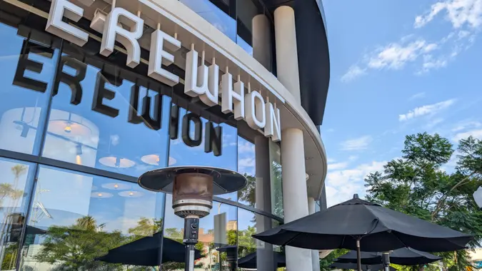 Culver City, California - September 07, 2024: Exterior of the Erewhon grocery store on Culver Boulevard.