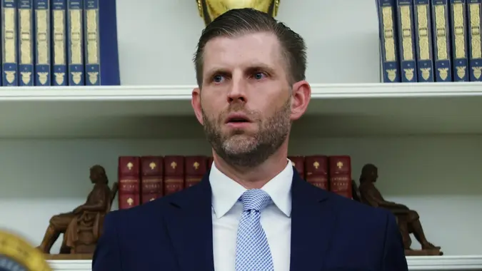 President Trump Hosts Law Enforcement Event in Oval Office, Washington, District of Columbia, United States - 19 May 2025