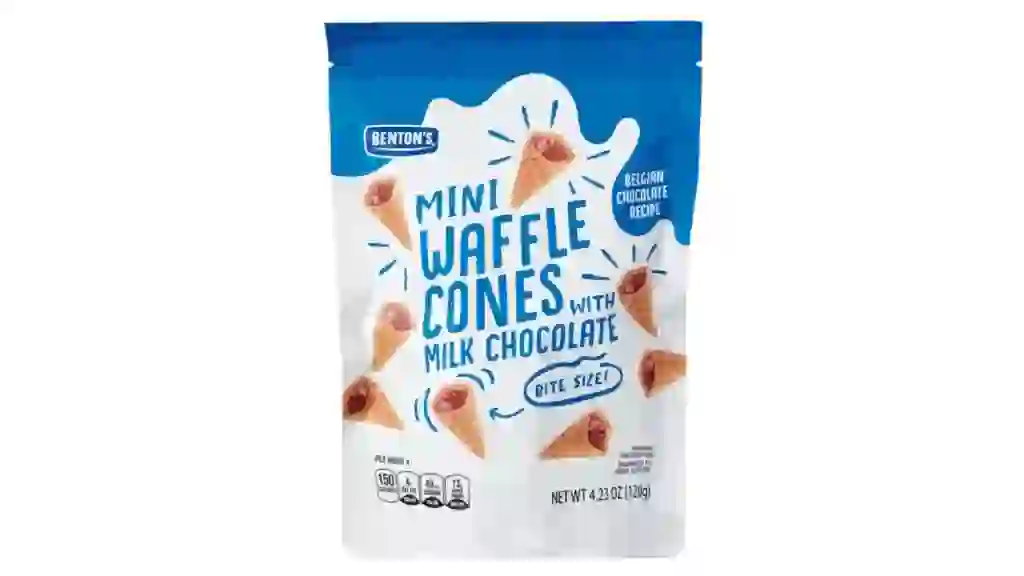 Mini Waffle Cones - Milk Chocolate
