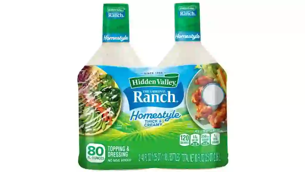Hidden Valley Original Ranch Homestyle Dressing, 40 fl oz, 2-count
